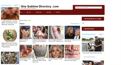 Desktop Screenshot of one-sublime-directory.com